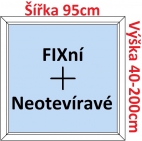 Okna FIX - ka 95cm